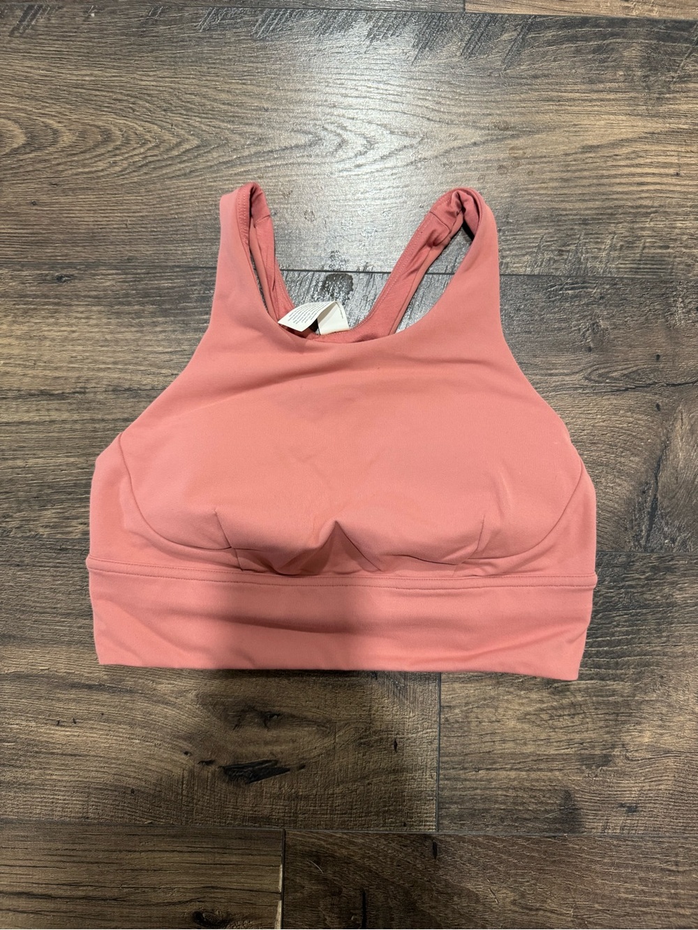 Lululemon High-Neck Sports Bra - Dusty Rose Color